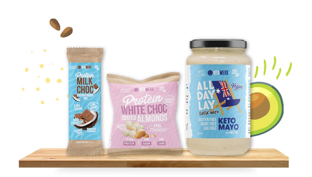 Vitawerx keto chocolates and mayonaise