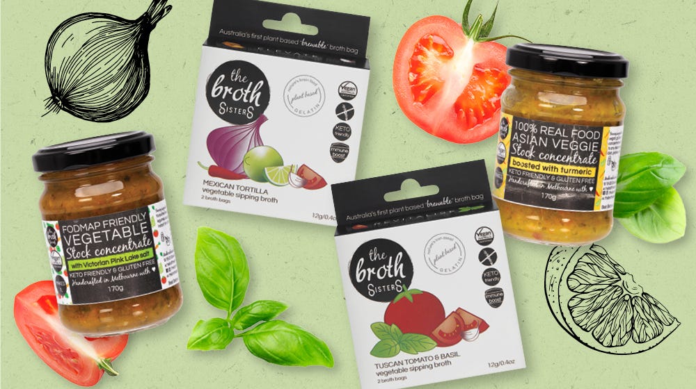 Plant-based pantry - broth and stock