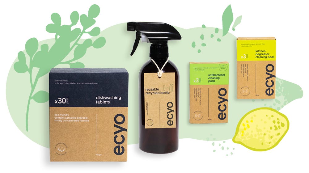 ecyo dissolvable cleaning concentrates